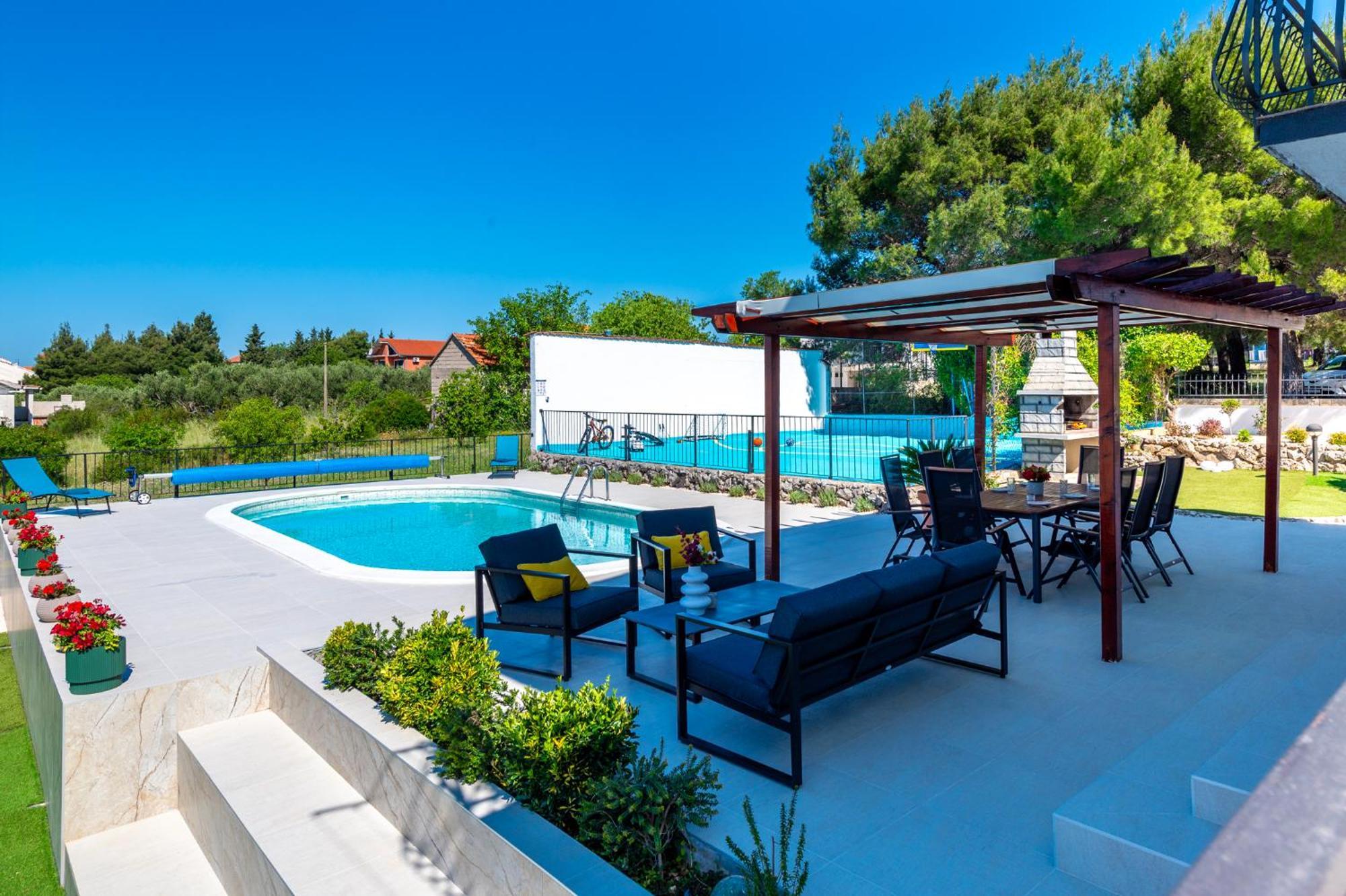 Villa Plenca - Heated Pool ! 시베니크 외부 사진