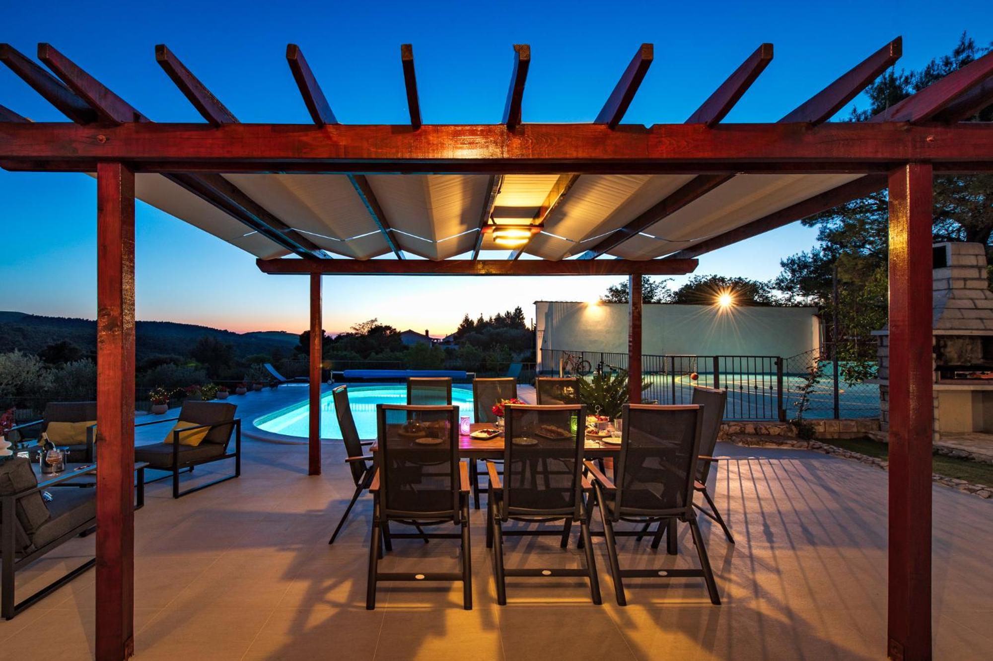 Villa Plenca - Heated Pool ! 시베니크 외부 사진